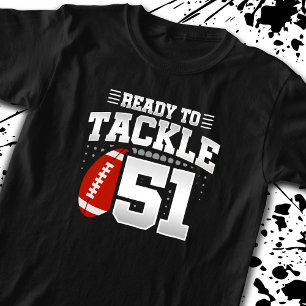 Klaar om 51 aan te pakken - Kinder Football Speler T-shirt