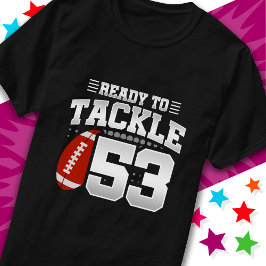 Klaar om 53 Football Party 53e Verjaardag aan te p T-shirt