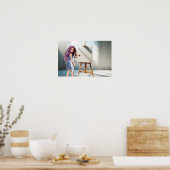 Klaar om aan het werk te gaan poster (Keuken)