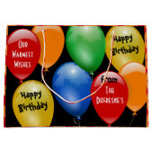 Klaar om Aangepaste verjaardag te gaan Groot Cadeauzakje (Voorkant)