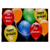 Klaar om Aangepaste verjaardag te gaan Groot Cadeauzakje (Achterkant)