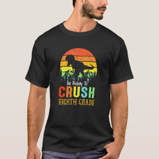 Klaar om achtste graad achtste te klappen t-shirt