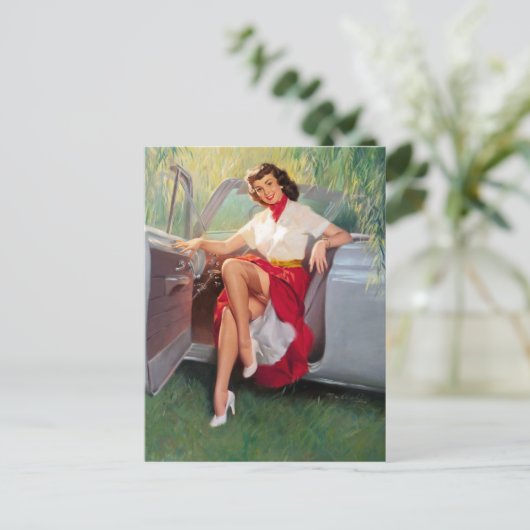 Klaar om af te spelen briefkaart (Staand voorkant)