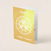 Klaar om Afstuderen te raditeren Folie Kaarten (Voorkant)