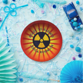 Klaar om Afstuderen te raditeren Papieren Bordje