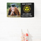 Klaar om Afstuderen te raditeren Spandoek (Insitu)