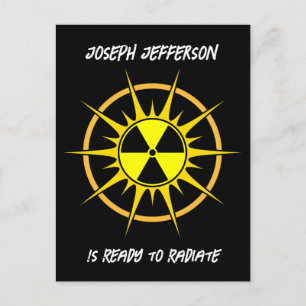 Klaar om Afstuderen te raditeren Uitnodiging Briefkaart