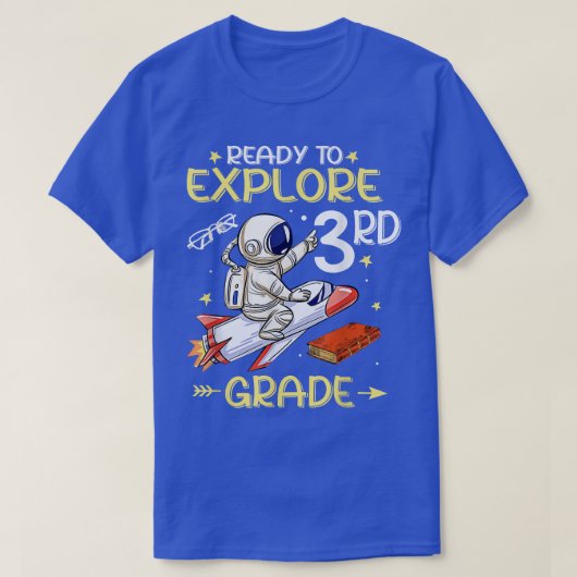 Klaar om Astronaut van de 3de graad terug naar Sch T-shirt (Design voorkant)