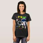 Klaar om Astronaut van de 6e graad terug naar Scho T-shirt (Voorkant volledig)