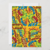 Klaar om Baby shower te Poppen Comic Book Fun Kaart (Achterkant)