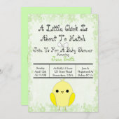 Klaar om Baby shower te verbinden Kaart (Voorkant / Achterkant)