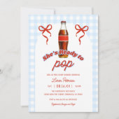 Klaar om Blauwe Jongens Frisdrank Baby Shower te b Kaart (Voorkant)