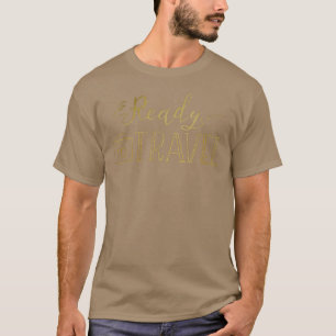 Klaar om Casual geluid te verplaatsen T-shirt