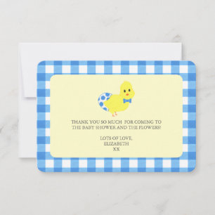 Klaar om Chicky Boy Baby shower te hatchen Kaart
