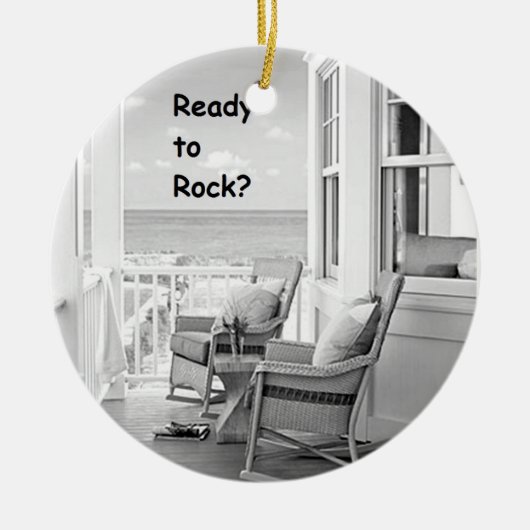 **KLAAR OM CHRISTMAS** CHRISTMAS ORNAMENT TE ROCK (Voorkant)