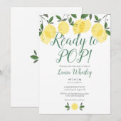 Klaar om citroenen te laten knallen Baby Shower Kaart (Voorkant / Achterkant)