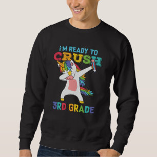 Klaar om de 3e klas te verpletteren Cute Unicorn S Trui