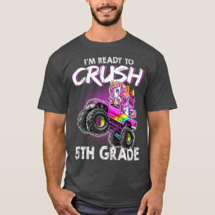 Klaar om de 5e graad roze Unicorn terug te brengen T-shirt