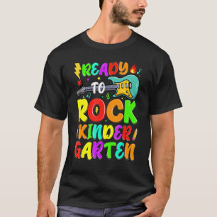 Klaar om de eerste dag van de Sch Kindergarten Gui T-shirt