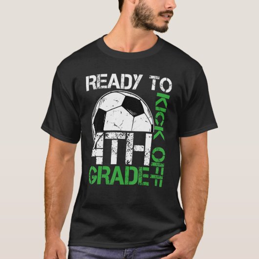 Klaar om de eerste dag van de vierde klas Kinder l T-shirt (Voorkant)