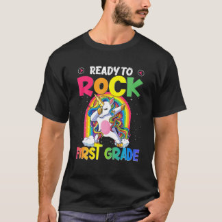 Klaar om de eerste klas van de dobbengel weer teru t-shirt