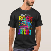 Klaar om de High School Monster Truck Dinosaur B t T-shirt (Voorkant)