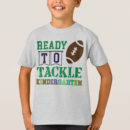 Klaar om de Kindergarten te pakken T-shirt (Voorkant)