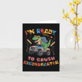 Klaar om de kleuter monstertruck jongens T-r te ve Kaart (Gele Bloem)