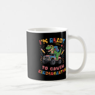 Klaar om de kleuter monstertruck jongens T-r te ve Koffiemok