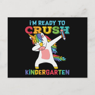 Klaar om de kleuterschool te verpletteren Cute Een Briefkaart