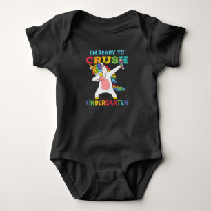 Klaar om de kleuterschool te verpletteren Cute Een Romper