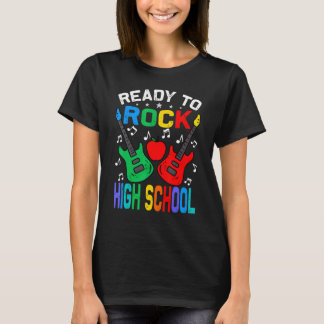Klaar om de middelbare school terug naar de school t-shirt