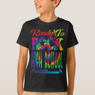 Klaar om de middelbare school terug naar school te t-shirt