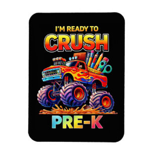 Klaar om de Pre-K Monstertruck Terug naar School t Magneet