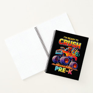 Klaar om de Pre-K Monstertruck Terug naar School t Notitieboek