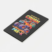 Klaar om de Pre-K Monstertruck Terug naar School t Post-it® Notes (Schuin)