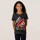 Klaar om de school terug naar school te leiden t-shirt (Voorkant volledig)