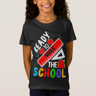 Klaar om de school terug naar school te leiden t-shirt