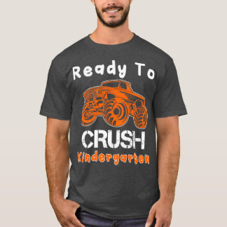 Klaar om de Trauck Mon van de Kindergarten Grade S T-shirt