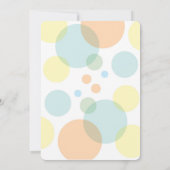 Klaar om de Uitnodiging van het Baby shower te Pop (Achterkant)