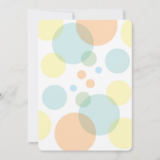 Klaar om de Uitnodiging van het Baby shower te Pop (Achterkant)