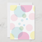 Klaar om de Uitnodiging van het Baby shower te Pop (Achterkant)