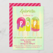 Klaar om de Uitnodiging van het Baby shower van de (Voorkant / Achterkant)