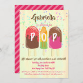 Klaar om de Uitnodiging van het Baby shower van de (Voorkant / Achterkant)