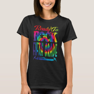 Klaar om de vijfde klas terug te geven naar de sch t-shirt