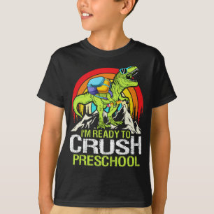 Klaar om de voorschoolse kleuterschool terug naar t-shirt