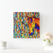 Klaar om de wandklok uit te voeren (Huis)