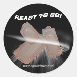 KLAAR OM DK TE GAAN RONDE STICKER