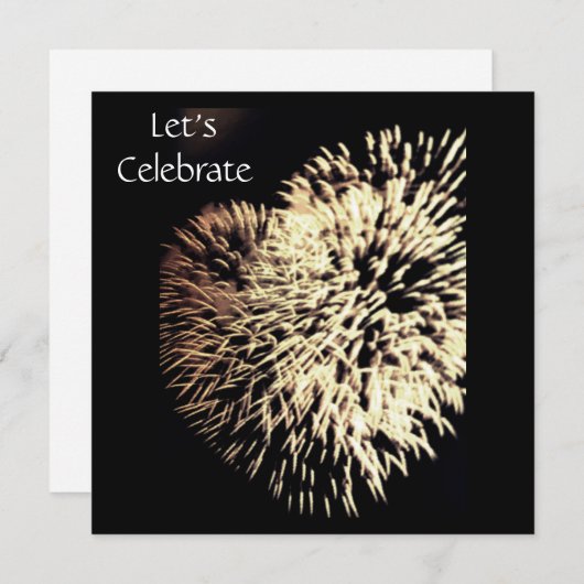 **KLAAR OM EEN *4 JULI FEEST* TE VIEREN UITNODIGIN KAART (Voorkant / Achterkant)