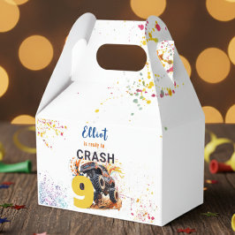 Klaar om een monstervrachtwagen te crashen bedankdoosjes